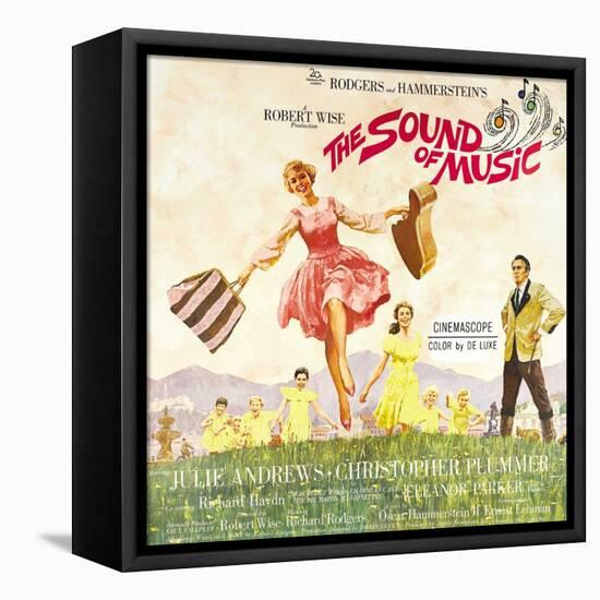 The Sound of Music, from Left: Julie Andrews, Christopher Plummer, 1965-null-Framed Stretched Canvas
