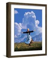 The Sound Of Music, Julie Andrews, 1965-null-Framed Photo