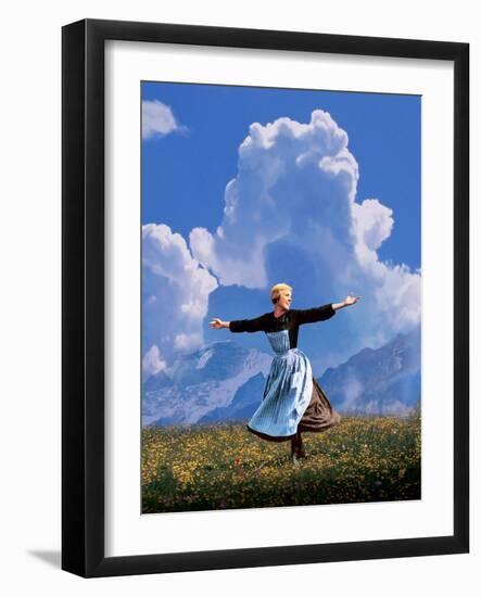 The Sound Of Music, Julie Andrews, 1965-null-Framed Photo