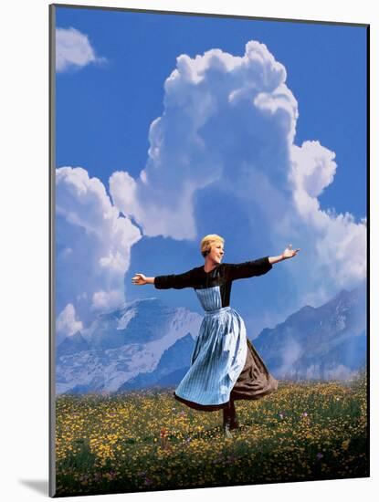 The Sound Of Music, Julie Andrews, 1965-null-Mounted Photo