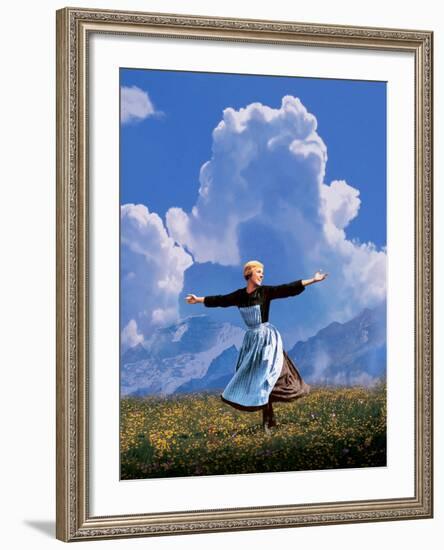 The Sound Of Music, Julie Andrews, 1965-null-Framed Photo