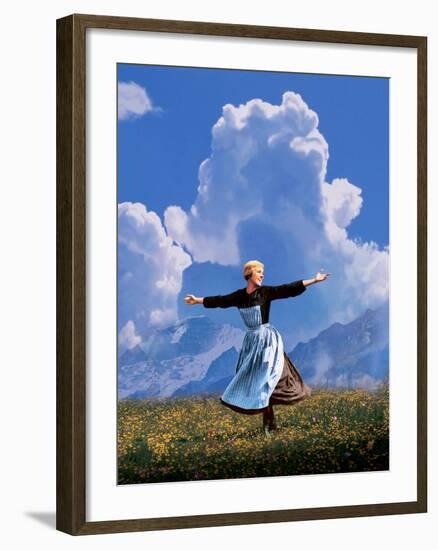 The Sound Of Music, Julie Andrews, 1965-null-Framed Photo