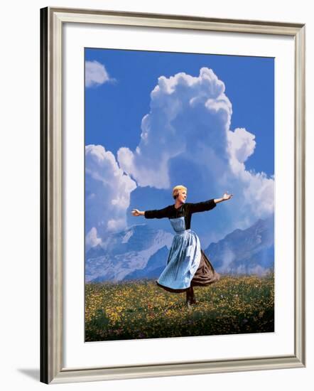 The Sound Of Music, Julie Andrews, 1965-null-Framed Photo