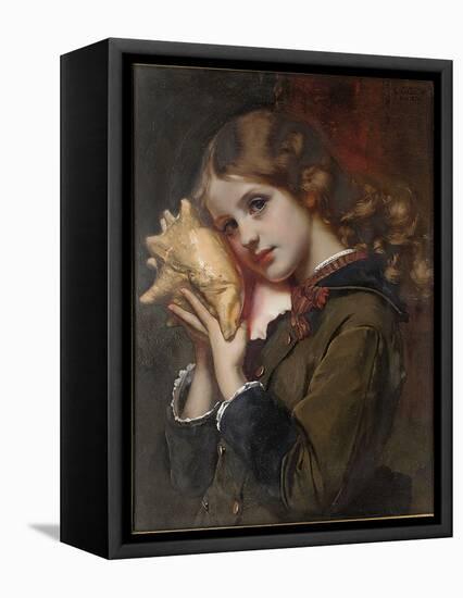 The Sound of the Sea, 1879-Karl Gussow-Framed Stretched Canvas