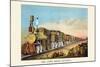 The Sour Mash Express-Shober & Carqueville Lithograph Co-Mounted Art Print