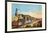 The Sour Mash Express-Shober & Carqueville Lithograph Co-Framed Art Print