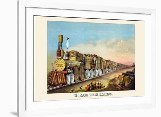 The Sour Mash Express-Shober & Carqueville Lithograph Co-Framed Art Print