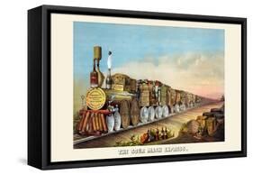 The Sour Mash Express-Shober & Carqueville Lithograph Co-Framed Stretched Canvas