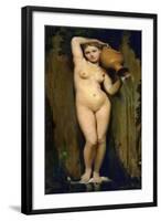 The Source, 1856-Jean-Auguste-Dominique Ingres-Framed Giclee Print