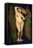 The Source, 1856-Jean-Auguste-Dominique Ingres-Framed Stretched Canvas