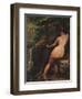 The Source (Bather at the Source)-Gustave Courbet-Framed Giclee Print