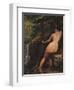 The Source (Bather at the Source)-Gustave Courbet-Framed Giclee Print