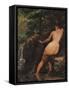 The Source (Bather at the Source)-Gustave Courbet-Framed Stretched Canvas