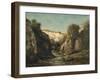 The Source of the Doubs, 1871 (Oil on Canvas)-Gustave Courbet-Framed Giclee Print