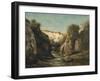 The Source of the Doubs, 1871 (Oil on Canvas)-Gustave Courbet-Framed Giclee Print