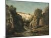 The Source of the Doubs, 1871 (Oil on Canvas)-Gustave Courbet-Mounted Giclee Print