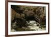 The Source of the Loue, 1864-Gustave Courbet-Framed Giclee Print
