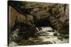 The Source of the Loue, 1864-Gustave Courbet-Stretched Canvas