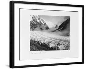 The Source of the River Teesta, 1903-04-John Claude White-Framed Giclee Print