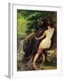 The Source or Bather at the Source, 1868-Gustave Courbet-Framed Giclee Print