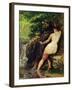 The Source or Bather at the Source, 1868-Gustave Courbet-Framed Giclee Print