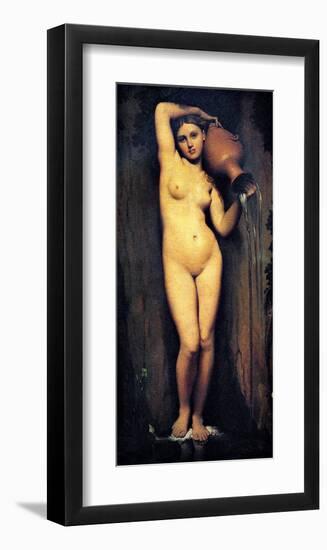 The Source-Jean-Auguste-Dominique Ingres-Framed Giclee Print