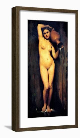 The Source-Jean-Auguste-Dominique Ingres-Framed Giclee Print