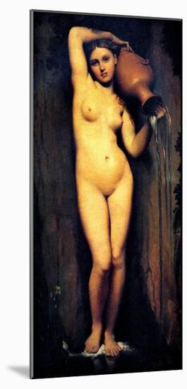 The Source-Jean-Auguste-Dominique Ingres-Mounted Giclee Print