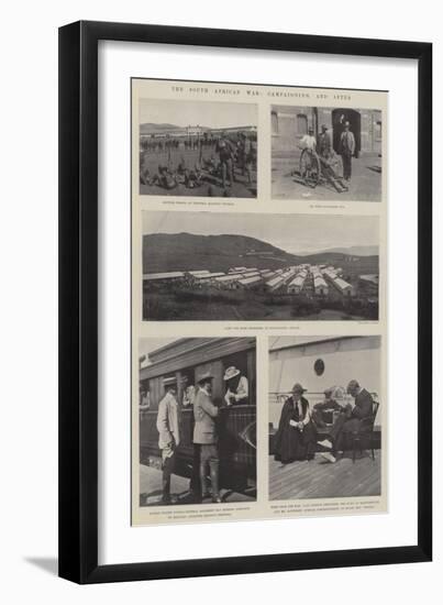 The South African War, Campaigning, and After-null-Framed Giclee Print