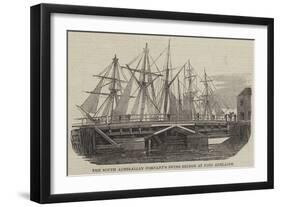 The South Australian Company's Swing-Bridge at Port Adelaide-null-Framed Giclee Print