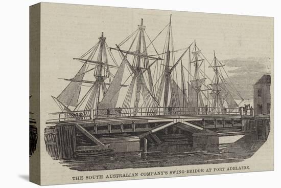 The South Australian Company's Swing-Bridge at Port Adelaide-null-Stretched Canvas