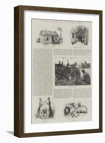 The South Australian Court at the Colonial Exhibition-S.t. Dadd-Framed Giclee Print