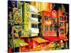 The South Beach Strip-Diane Millsap-Stretched Canvas