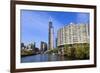 The South Branch of the Chicago River-Amanda Hall-Framed Photographic Print