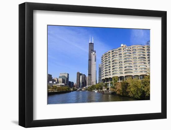 The South Branch of the Chicago River-Amanda Hall-Framed Photographic Print