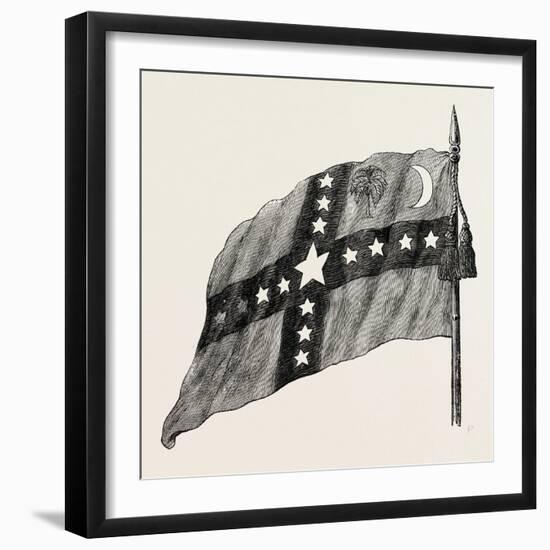 The South Carolina Flag, United States of America, American History, USA, 1870S-null-Framed Giclee Print