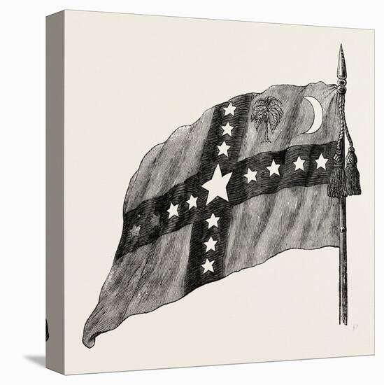 The South Carolina Flag, United States of America, American History, USA, 1870S-null-Stretched Canvas