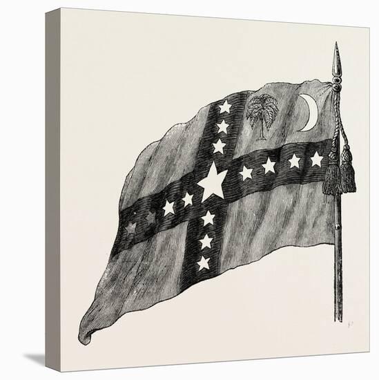 The South Carolina Flag, United States of America, American History, USA, 1870S-null-Stretched Canvas