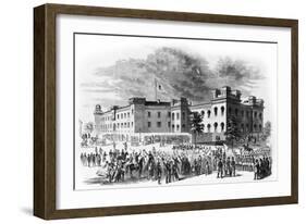 The South Carolina State Arsenal in Charleston-Alfred R. Waud-Framed Giclee Print