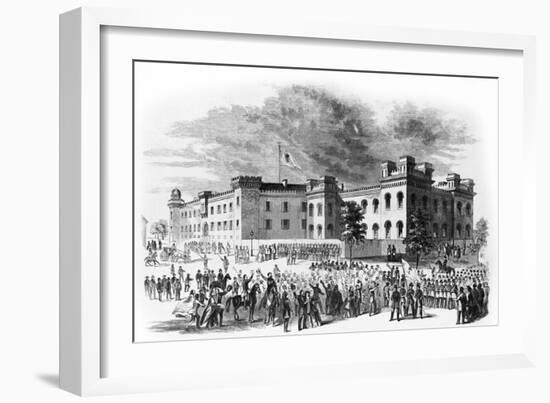 The South Carolina State Arsenal in Charleston-Alfred R. Waud-Framed Giclee Print