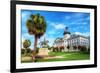 The South Carolina State House in Columbia.-SeanPavonePhoto-Framed Photographic Print