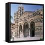 The South Doorway of Palermo Cathedral, 12th Century-Walter Ophamil-Framed Stretched Canvas