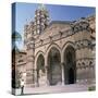 The South Doorway of Palermo Cathedral, 12th Century-Walter Ophamil-Stretched Canvas