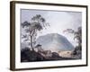 The South East View of Bijaigarh, Uttar Pradesh, C. 1790 (Pencil and W/C)-William Daniell-Framed Giclee Print