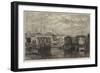 The South-Eastern Railway Company's Works on the River, View from Southwark Bridge, Looking East-null-Framed Giclee Print