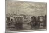 The South-Eastern Railway Company's Works on the River, View from Southwark Bridge, Looking East-null-Mounted Giclee Print