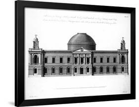 The South Elevation of Register House, Edinburgh, Engraved by J. Roberts, 1773-Robert Adam-Framed Giclee Print