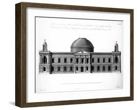 The South Elevation of Register House, Edinburgh, Engraved by J. Roberts, 1773-Robert Adam-Framed Giclee Print