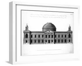 The South Elevation of Register House, Edinburgh, Engraved by J. Roberts, 1773-Robert Adam-Framed Giclee Print