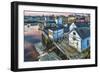 The South End at Dawn, Portsmouth, New Hampshire-Jerry & Marcy Monkman-Framed Photographic Print